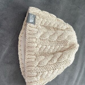 The North Face Cable Knit Beanie - Cream